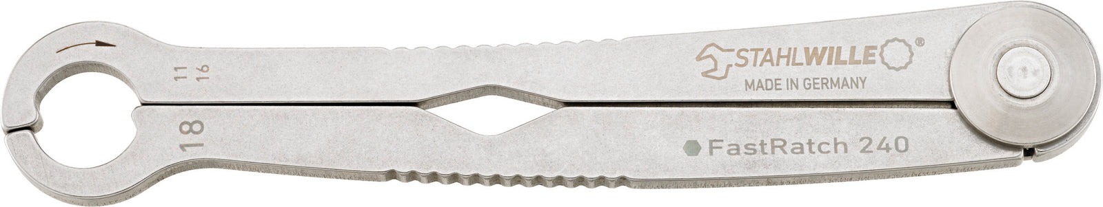 FastRatch 240 åben ringskraldenøgle 18 mm (11/16")