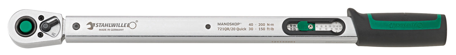 MANOSKOP 721QR/20 Quick momentnøgle 40–200 Nm, firkant 1/2"