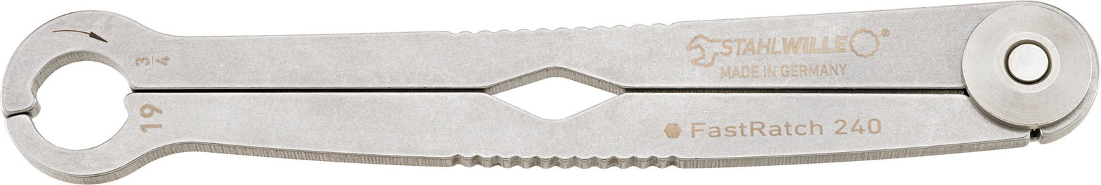FastRatch 240 åben ringskraldenøgle 19 mm (3/4")