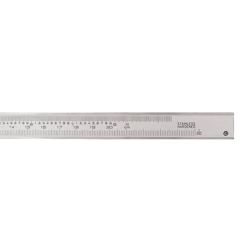 Skydelære med klemlås 0–200 × 0,02 mm og 50 mm kæber