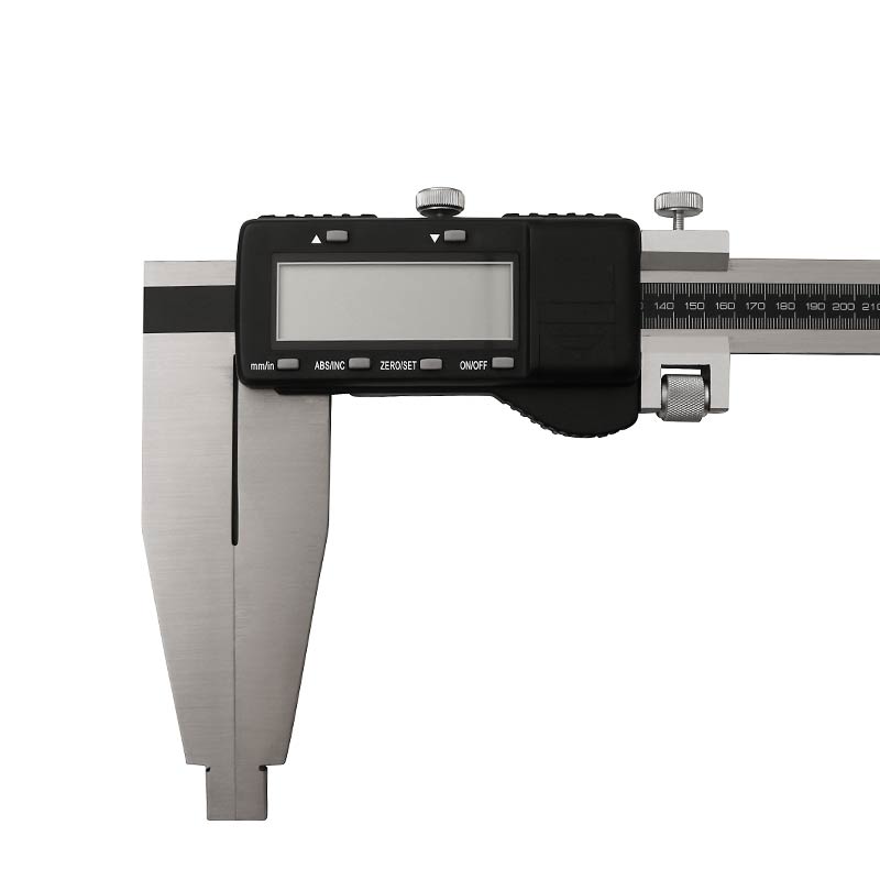 Digital værkstedsskydelære 0–1500 × 0,01 mm med kæbelængde 200 mm