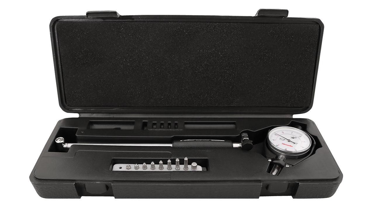 Cylindermåler 18–35 × 0,01 mm med måleur