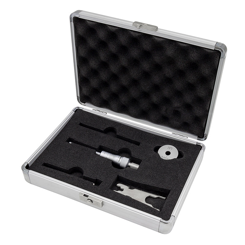 Indvendig 3-punkt mikrometer 8–10 mm inkl. forlænger og kontrolring