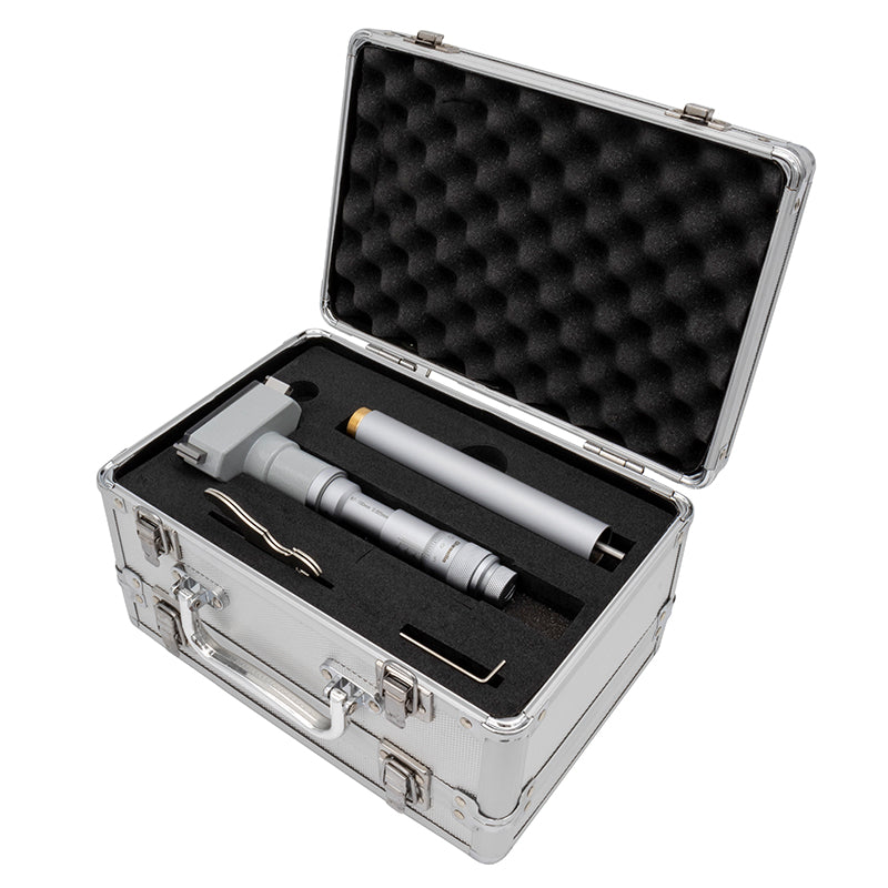 Indvendig 3-punkt mikrometer 87–100 mm inkl. forlænger og kontrolring
