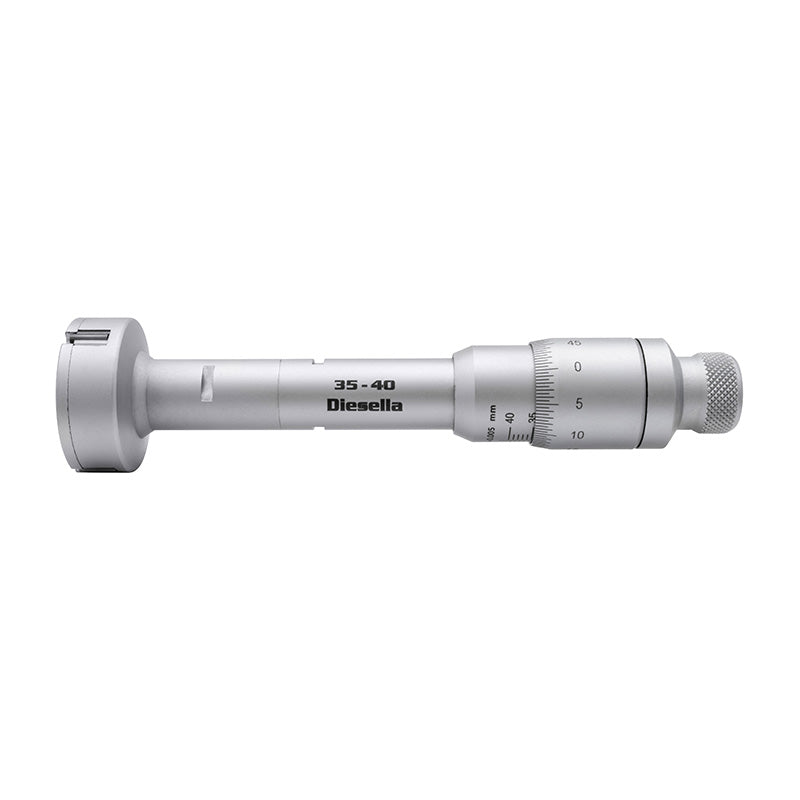 Indvendig 3-punkt mikrometer 20–40 mm (inkl. kontrolringe og forlænger)