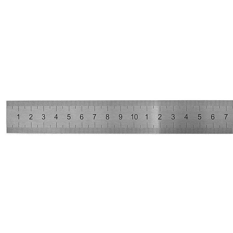 Stållineal 300 × 25 × 1,0 mm, V-H-graduering