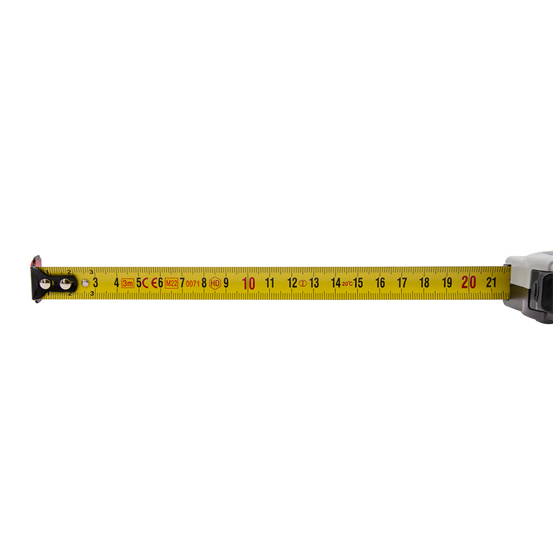 Båndmål 3 m × 16 mm Compact ABS med Auto-lock