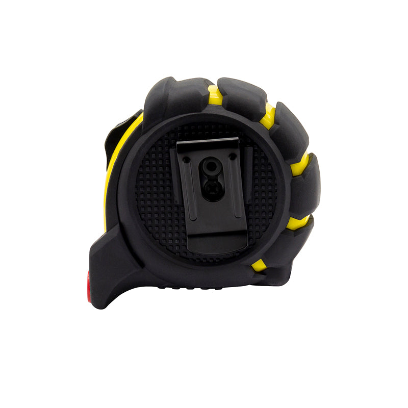 Båndmål 3 m × 16 mm gummibelagt ABS-hus med Power-lås og magnet