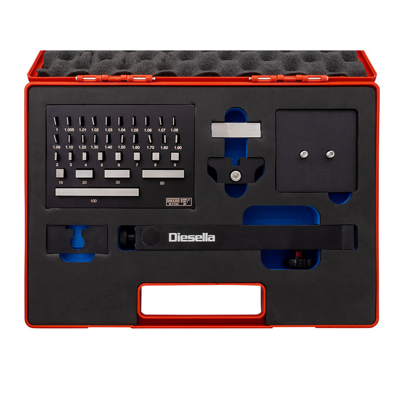 Setting Master til kontrol af cylindermåler inkl. måleklodser grad 2