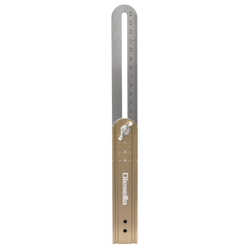 Smigvinkel 250 mm med rustfri klinge og låsefunktion