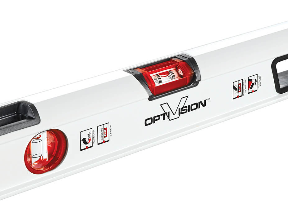 CONDOR Prof. vaterpas 100 cm med OPTIVISION, DualView og 2 libeller
