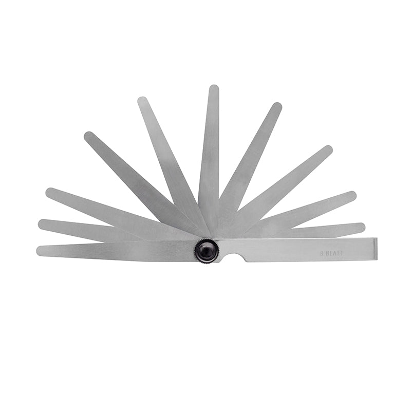 Søgerblade 0,10–1,00 mm (10 blade) 100 mm med konisk afrunding og 13 mm bredde