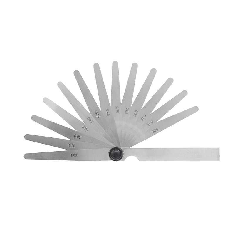 Søgerblade 0,05–1,00 mm (13 blade) 100 mm med konisk afrunding og 10 mm bredde