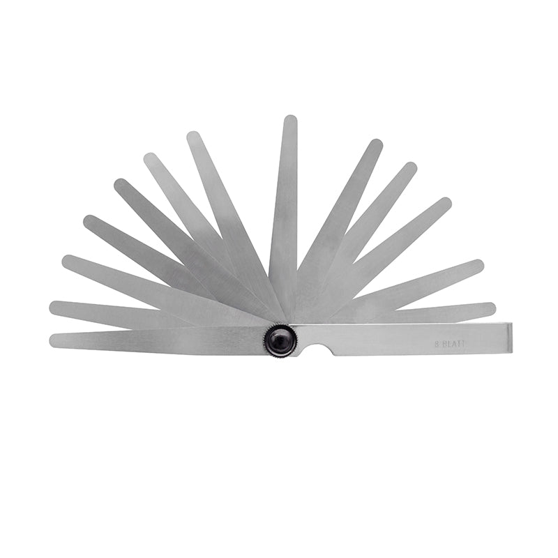 Søgerblade 0,05–1,00 mm (13 blade) 100 mm med konisk afrunding og 10 mm bredde