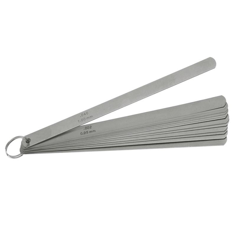 Søgerblade 0,05–1,00 mm (13 blade) 200 mm med cylindrisk afrunding og 13 mm bredde
