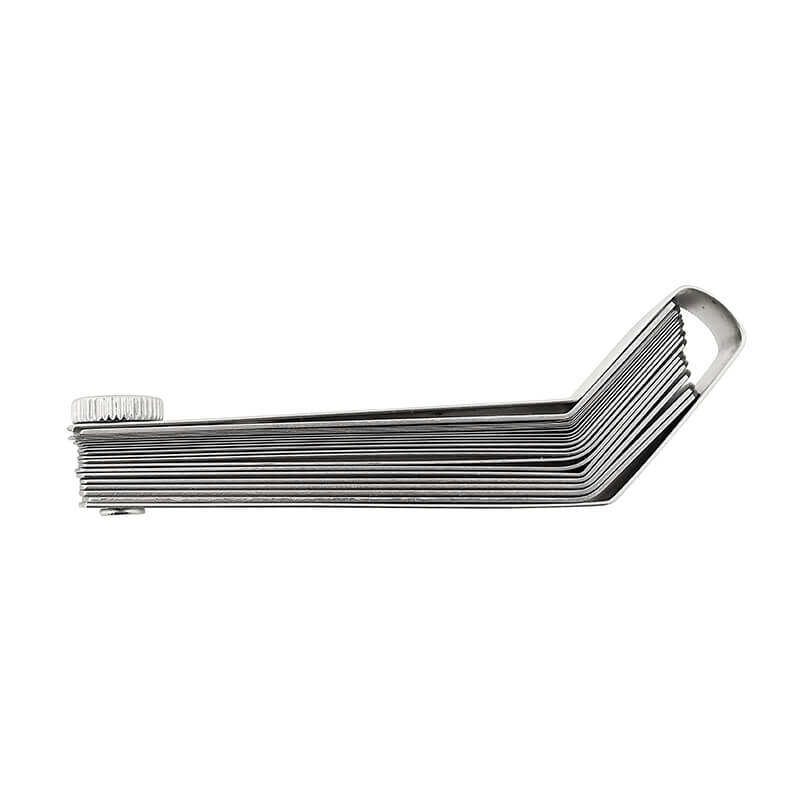 Ventil søgerblad 0,05–1,00 mm (20 blade) 100 mm 45° vinkel