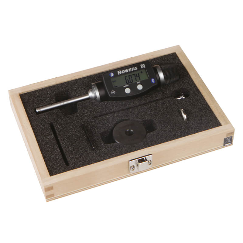 XTD6M-BT digital 3-punkt mikrometer 6–8 mm med kontrolring