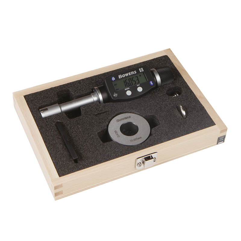 XTD16M-BT digital 3-punkt mikrometer 16–20 mm med kontrolring