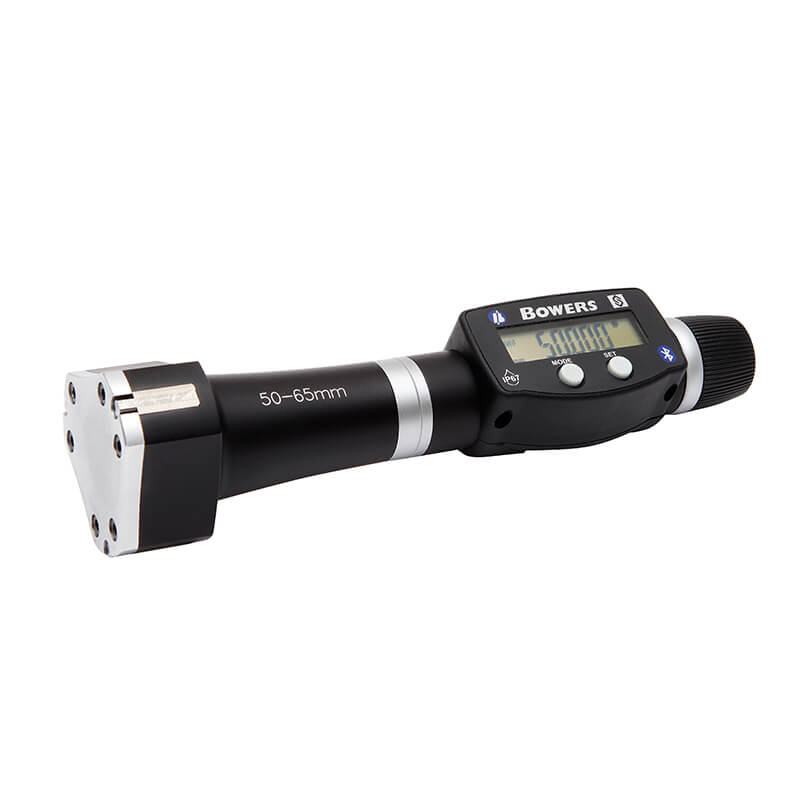XTD50M-BT digital 3-punkt mikrometer 50–65 mm med kontrolring og Bluetooth