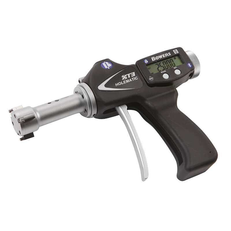 XTH25M-BT digital 3-punkt hurtigmålings-mikrometer 25–35 mm med pistolgreb og Bluetooth