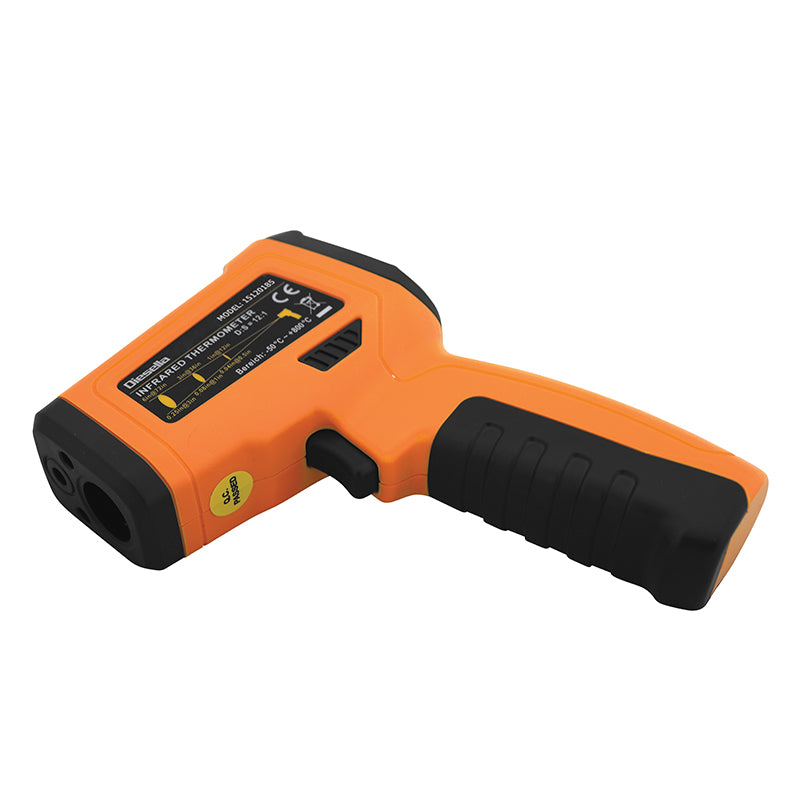 Infrarødt termometer med cirkulær laser (-30 til 800 °C)