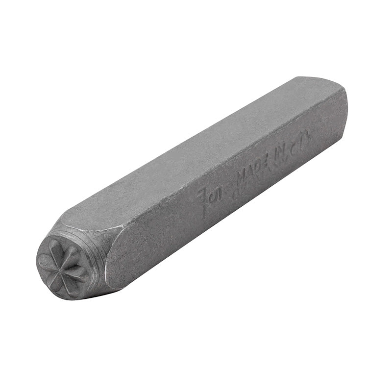 Prægestempel stjerne (*) 8,0 mm til industriel type-, serie- og kontrolmærkning