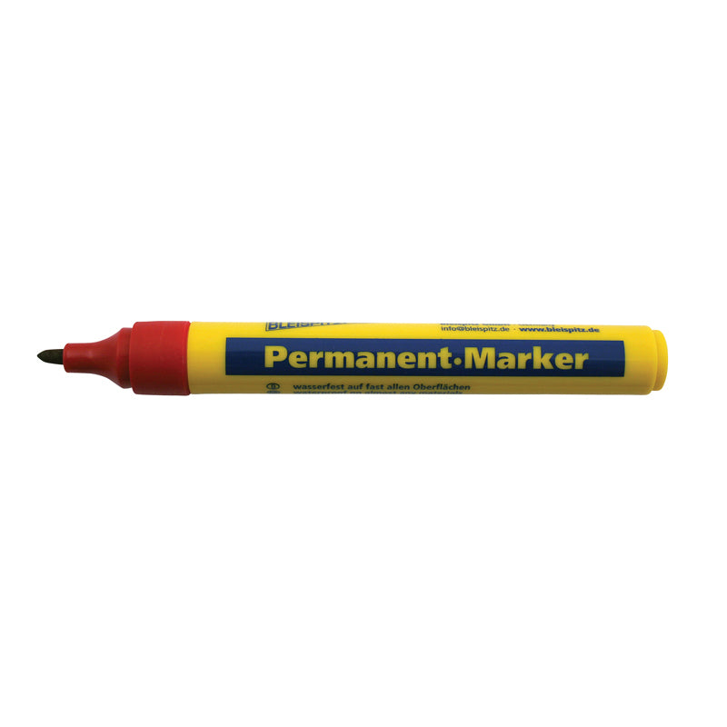Permanent marker 1,5–3,0 mm rød rund spids (model 0594)