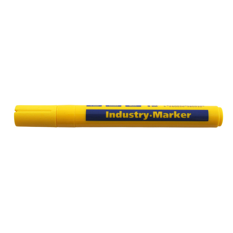 Industrimarker 4,0 mm gul rund spids (model 0525)