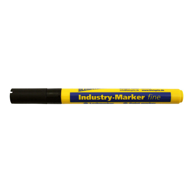 Industrimarker 1–2 mm sort rund spids (model 0990)