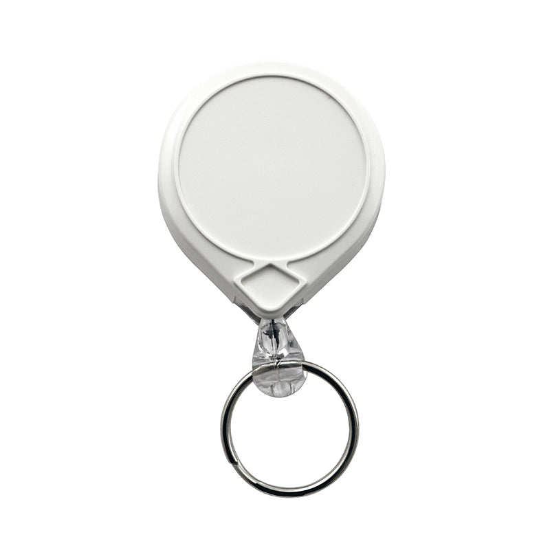 KEY-BAK nøglering Mini-Bak hvid med clips