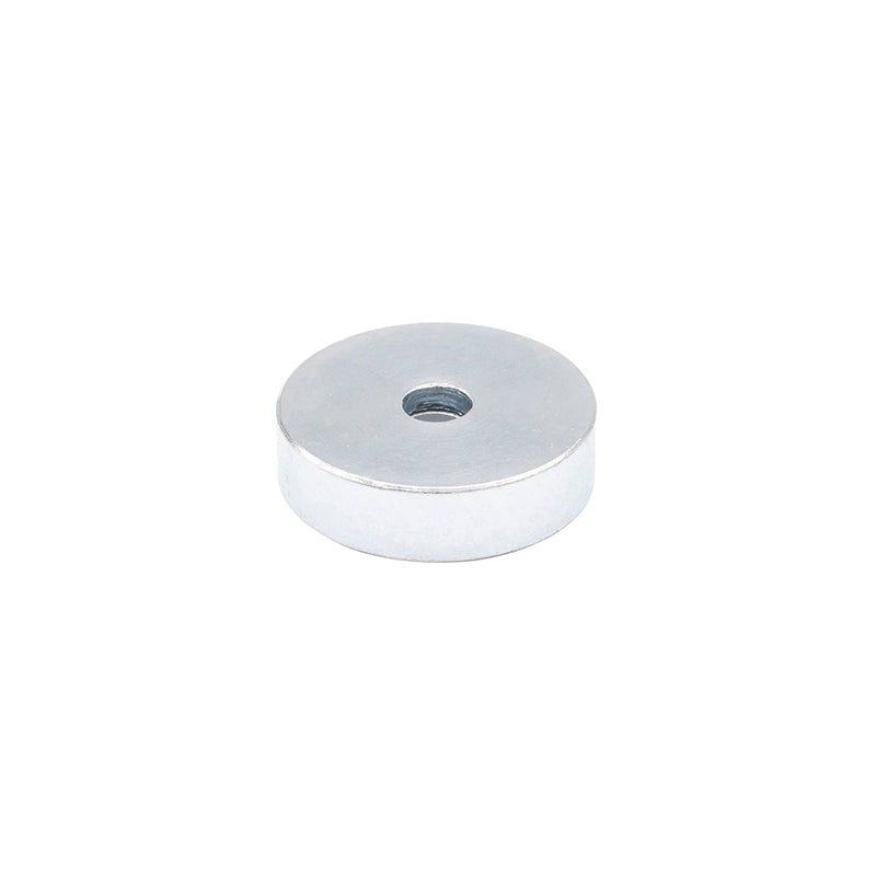 Lav neodym-pottemagnet Ø16 × 4,5 mm, undersænket hul Ø3,5 mm (4 kg)