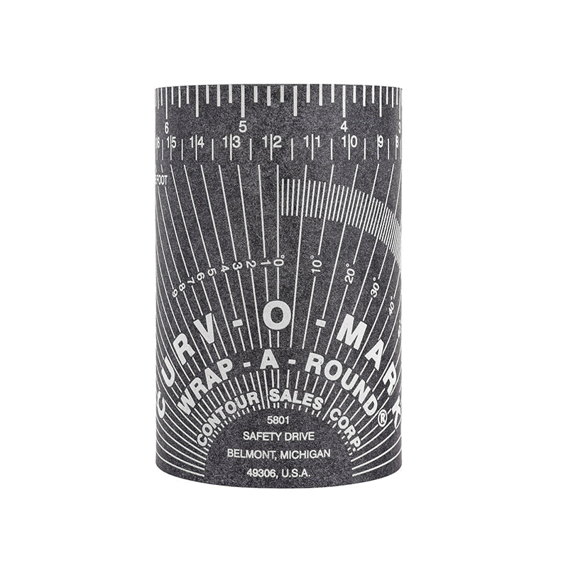 CURV-O-MARK Wrap-a-round 176B sort (Large) 9,85 × 182,9 cm / 3,88"x 6"