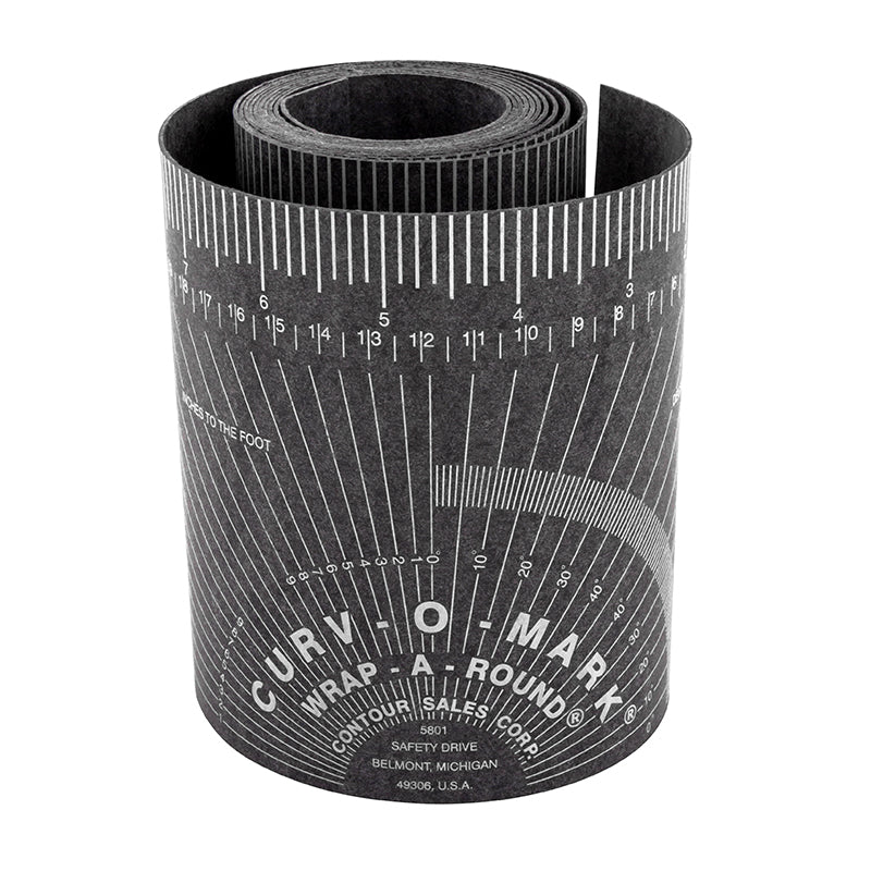 CURV-O-MARK Wrap-a-round 177B sort (XL) 12,7 × 213,4 cm / 5,00 × 7"