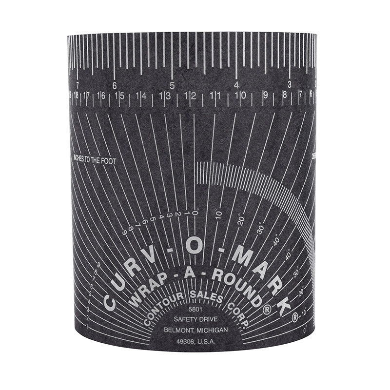 CURV-O-MARK Wrap-a-round 179B sort (XXL) 12,7 × 274,3 cm / 5,00 × 9"