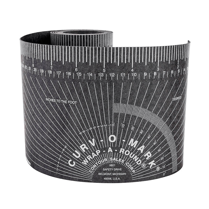 CURV-O-MARK Wrap-a-round 179B sort (XXL) 12,7 × 274,3 cm / 5,00 × 9"