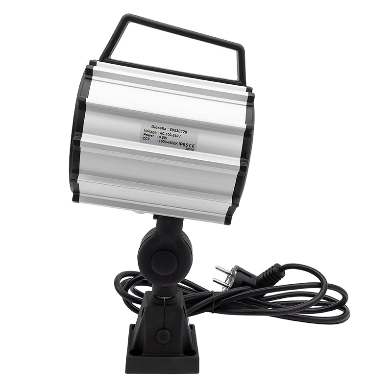 LED-maskinlys "LEO" med kort arm AC 230 V