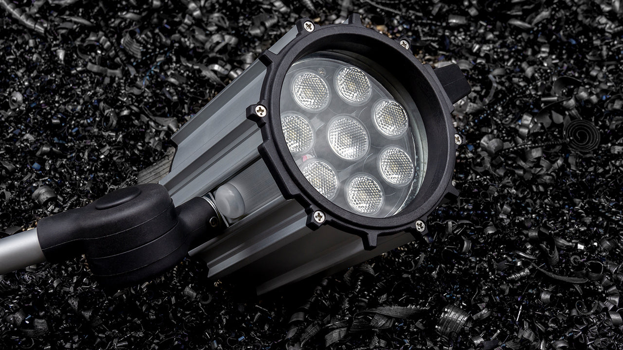 LED-maskinlys "LYRA" IP65 190 × 270 mm AC+DC 24 V