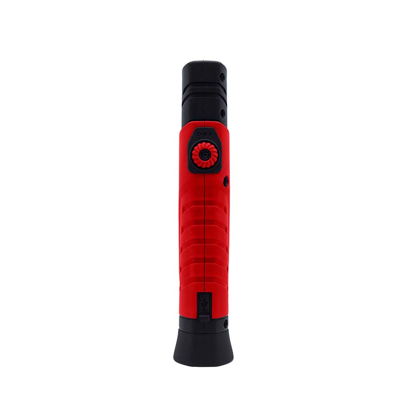 Arbejdslampe "SLIM X4" foldbar med COB LED, magnet og genopladeligt batteri