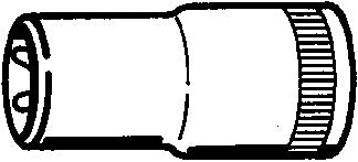 50TX top TORX® E18, firkant 1/2"