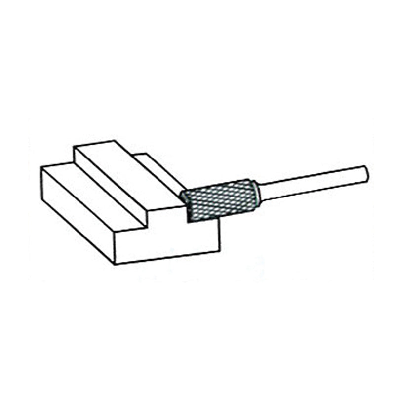 Fræsestift HM Ø10 × 20 mm form B (Alu. Cut) med Ø6 mm skaft