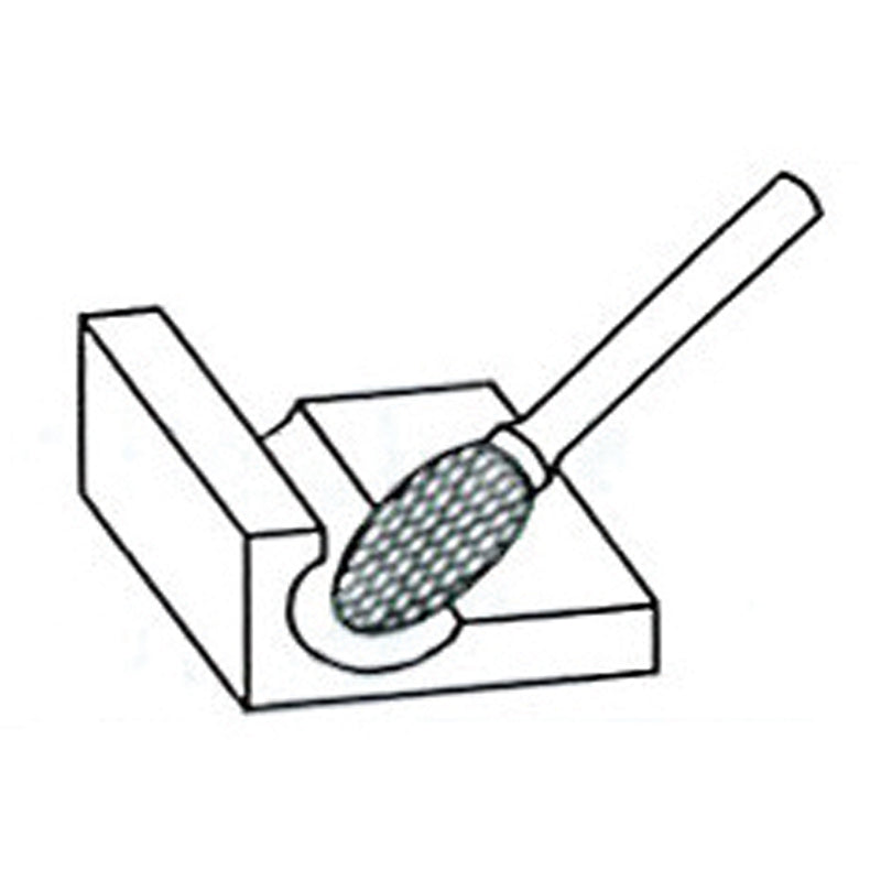 Fræsestift HM Ø6 × 10 mm form E (Alu. Cut) med Ø6 mm skaft