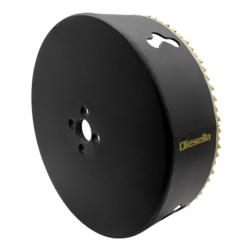 Hulsav Ø165 mm HSS Bi-Metal M42 med 8% kobolt (sort med guldfarvede tænder)