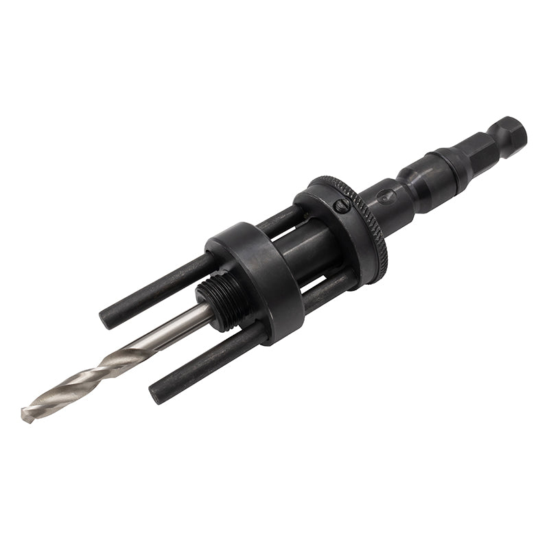Hulsavsholder 6-kt skaft 7/16" til hulsave Ø32–250 mm med udstøder