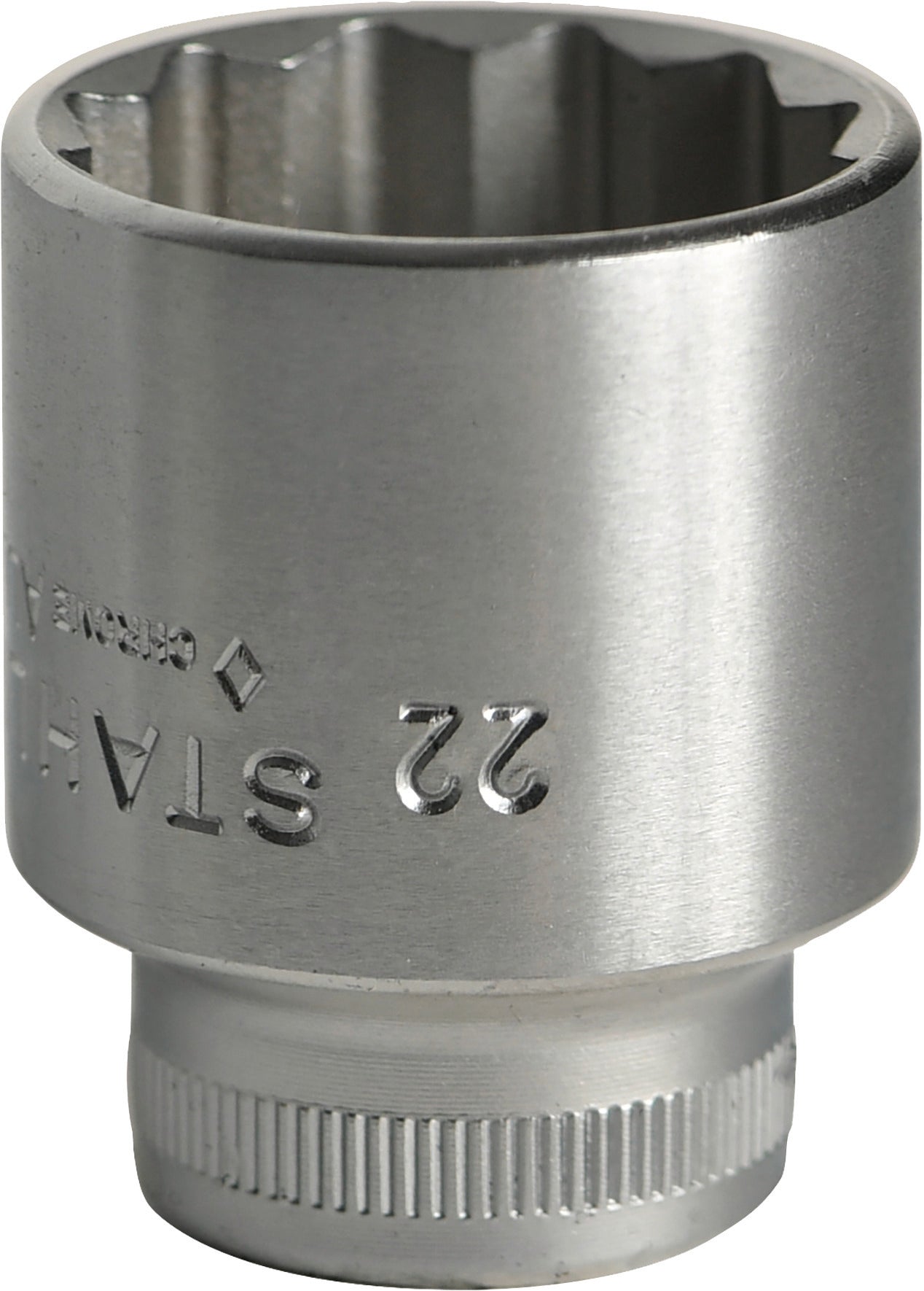 45 top 22 mm, firkant 3/8"