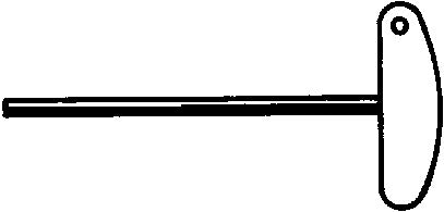 DRALL® 10768 skruetrækker sekskant 10 mm, 200 mm