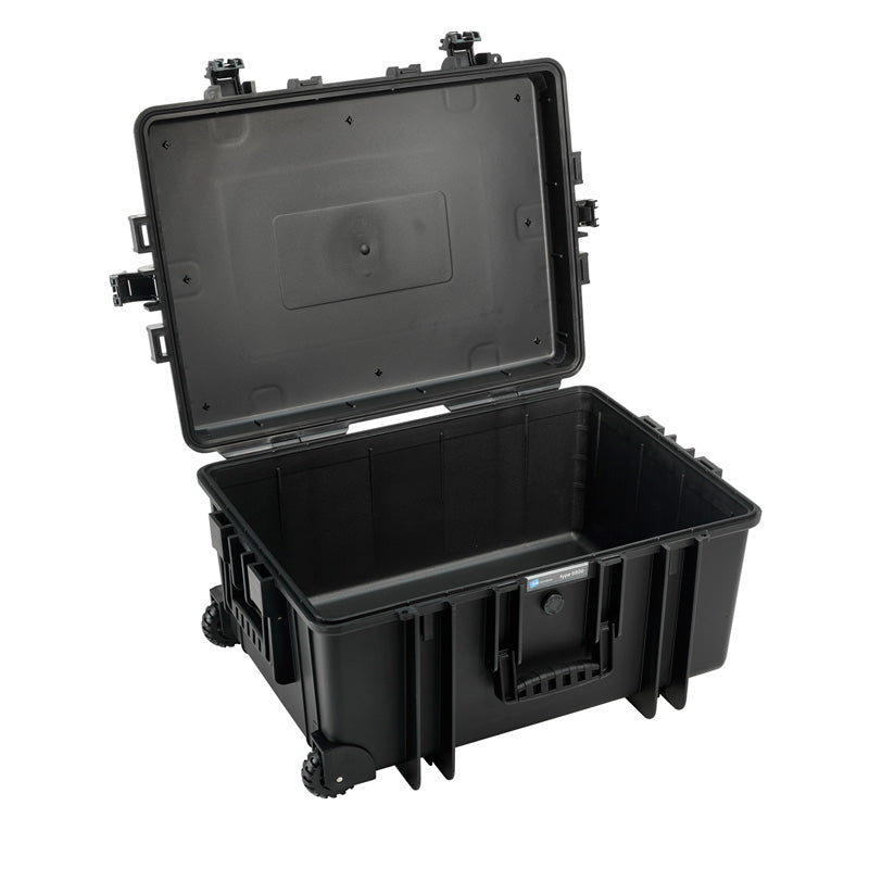 OUTDOOR-kuffert i sort med skumpolstring 585 × 410 × 295 mm, 70,9 l, model 6800/B/SI