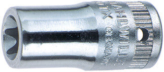 40TX top TORX® E8, firkant 1/4"