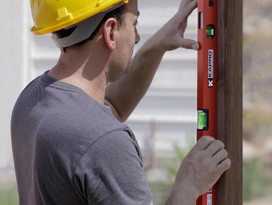GENESIS vaterpas 150 cm med DualView, magneter og 3 akryl-libeller