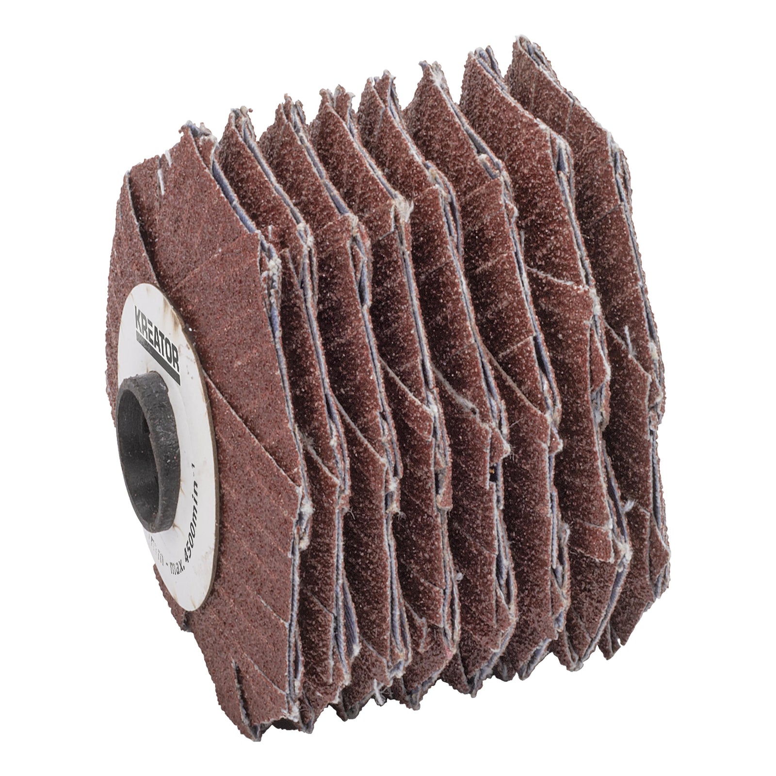 Fleksibelt slibehjul Ø 60 × 60 mm K80 til slibevalse