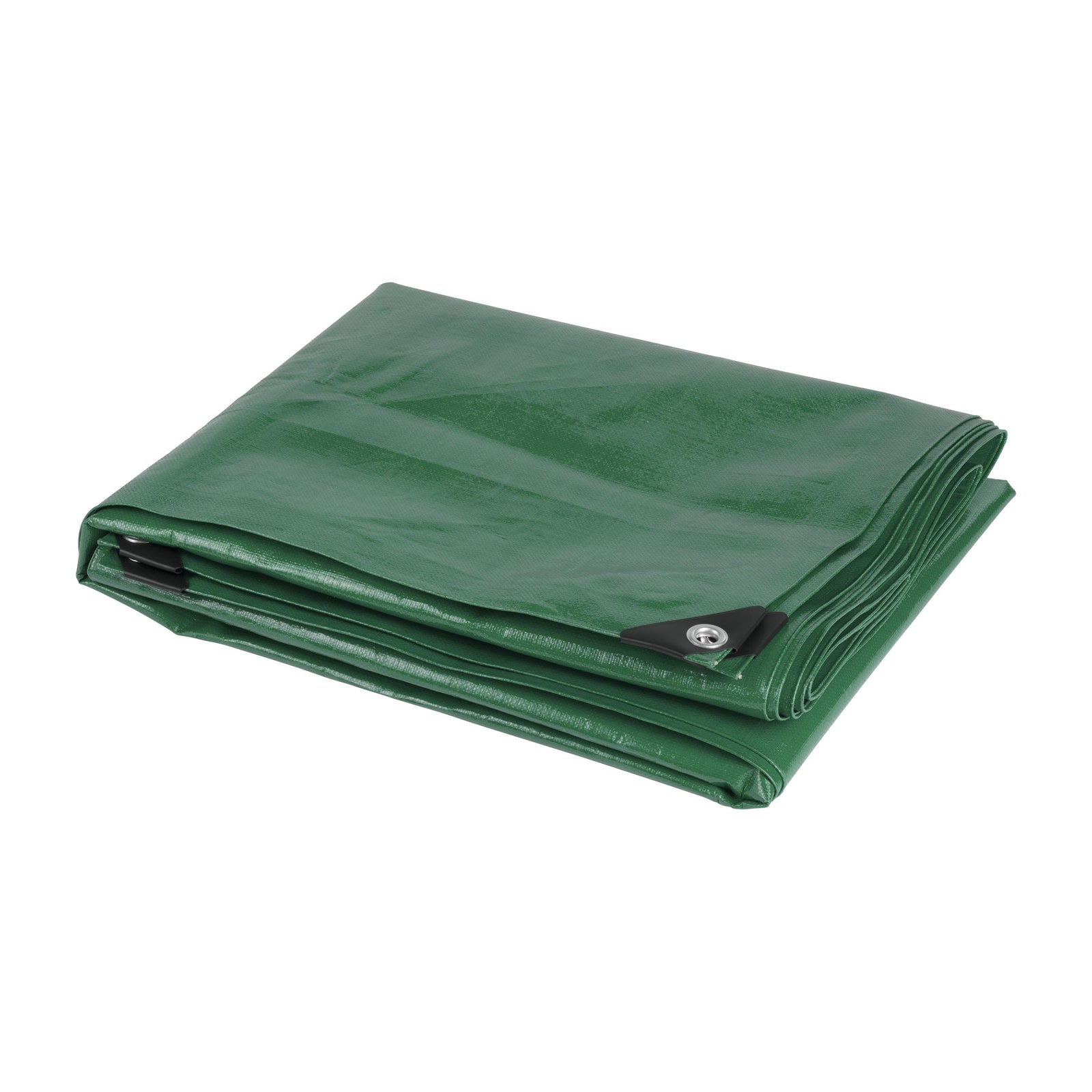 Presenning 4 × 4 m, 120 g/m², grøn/blå